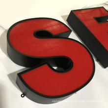 3D Metal Led Outdoor Channel Letter Sign For Advertising